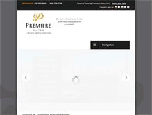 Tablet Screenshot of premieresuitesvictoria.com